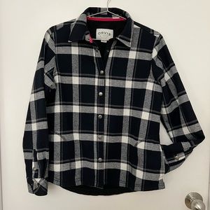 Orvis Fleece Lined Flannel Jacket